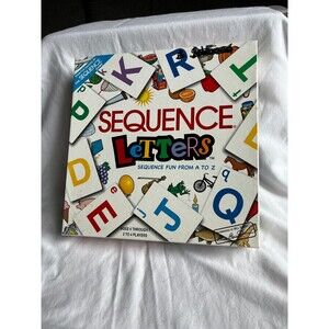 Sequence Letters Kids Educational Board Game Alphabet Learning 2009 JAX LTD